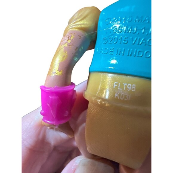 Lot of 2 Nickelodeon Shimmer‎ & Shine 6" Shine Genie Doll 2015 Mattel No Clothes - Picture 3 of 4